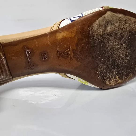 Louis Vuiitton Takashi X Murakami Multicolor mules 38 - Picture 9 of 12